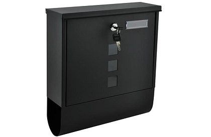 Skrzynka pocztowa – czarna