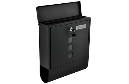Skrzynka pocztowa – czarna