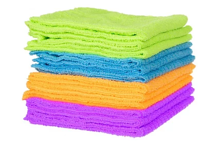 Ręczniki z mikrofibry - zestaw 12 sztuk.