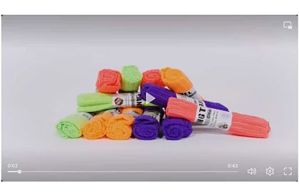 Ręczniki z mikrofibry - zestaw 12 sztuk.