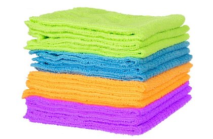 Ręczniki z mikrofibry - zestaw 12 sztuk.