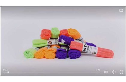 Ręczniki z mikrofibry - zestaw 12 sztuk.