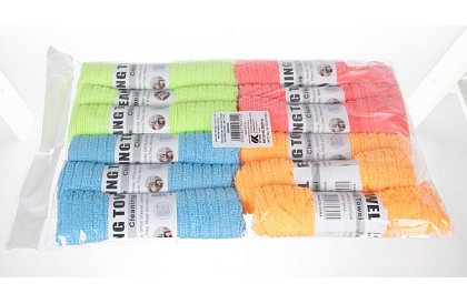 Ręczniki z mikrofibry - zestaw 12 sztuk.