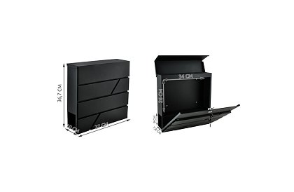 Skrzynka pocztowa – antracyt