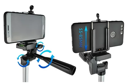 Statyw na telefon, aparat fotograficzny i urządzenia cyfrowe – stabilny i przenośny - zestaw