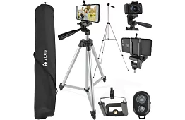 Statyw na telefon, aparat fotograficzny i urządzenia cyfrowe – stabilny i przenośny - zestaw