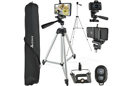 Statyw na telefon, aparat fotograficzny i urządzenia cyfrowe – stabilny i przenośny - zestaw