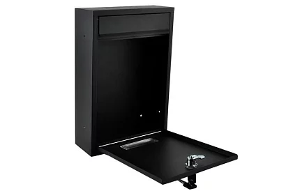 Skrzynka pocztowa czarna