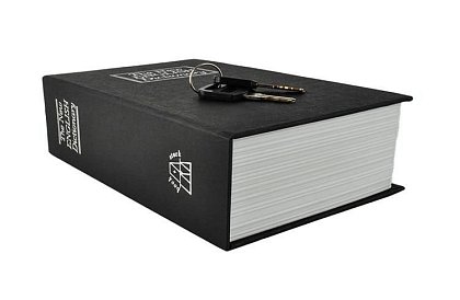 Trezor – pudełko ukryte w książce 18 × 11,5 cm