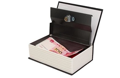 Trezor – pudełko ukryte w książce 18 × 11,5 cm