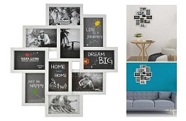 Ramka na 10 zdjęć – biała