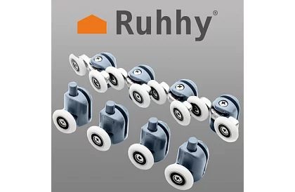 Kółka do drzwi przesuwnych kabin prysznicowych – 8 szt. KK9646