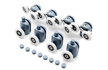 Kółka do drzwi przesuwnych kabin prysznicowych – 8 szt. KK9646