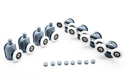 Kółka do drzwi przesuwnych kabin prysznicowych – 8 szt. KK9646