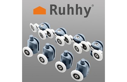 Kółka do drzwi przesuwnych kabin prysznicowych – 8 szt. KK9646