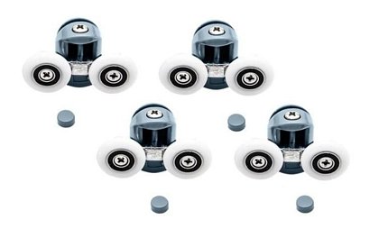 Kółka do drzwi przesuwnych kabin prysznicowych – 8 szt. KK9646