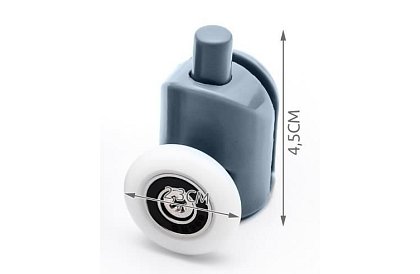 Koło do drzwi przesuwnych kabin prysznicowych – 1 szt.