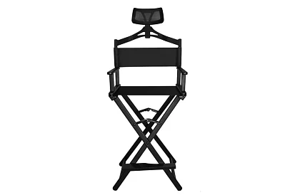 Aluminiowe krzesło kosmetyczne z podparciem na głowę