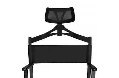 Aluminiowe krzesło kosmetyczne z podparciem na głowę