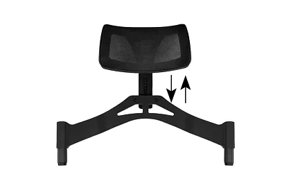 Aluminiowe krzesło kosmetyczne z podparciem na głowę