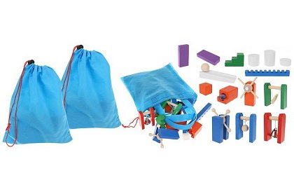 Drewniane domino Culodrome – 1131 elementów