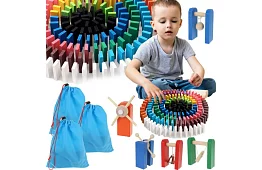 Drewniane domino Culodrome – 1131 elementów