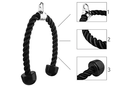 Nylonowa lina tricepsowa – 70 cm