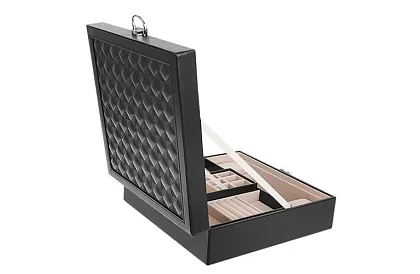 Skrzynka na biżuterię na klucz BEAUTYLUSHH – Czarna