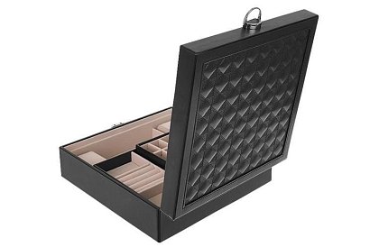 Skrzynka na biżuterię na klucz BEAUTYLUSHH – Czarna