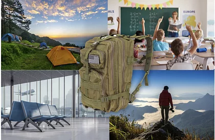 Taktyczny plecak wojskowy XL TRIZAND zielony – 35 l