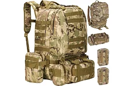 Duży plecak wojskowy CAMO TRIZAND – 45 l