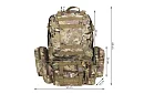 Duży plecak wojskowy CAMO TRIZAND – 45 l
