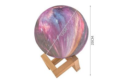 Lampa nocna miesięczna – 16 kolorów + pilot zdalnego sterowania