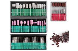 Profesjonalny zestaw końcówek i nożyków do manicure i pedicure