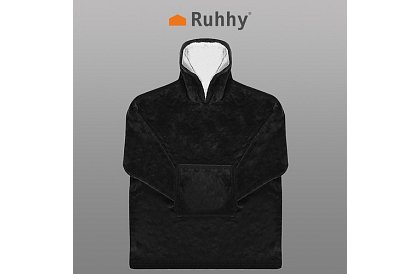 Oversize ciepła bluza – czarna