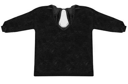 Oversize ciepła bluza – czarna