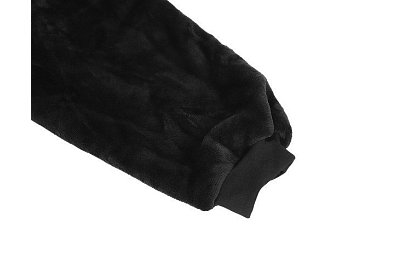 Oversize ciepła bluza – czarna