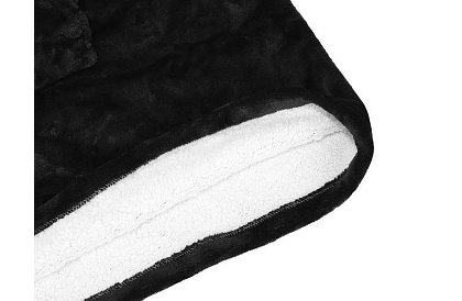 Oversize ciepła bluza – czarna