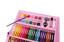 Zestaw malarski w walizce – 168 elementów, różowy