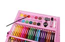 Zestaw malarski w walizce – 168 elementów, różowy