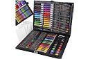 Zestaw malarski w walizce – 168 elementów, czarny