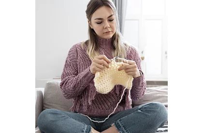 Zestaw do szydełkowania – 50-elementowy zestaw kreatywny w etui