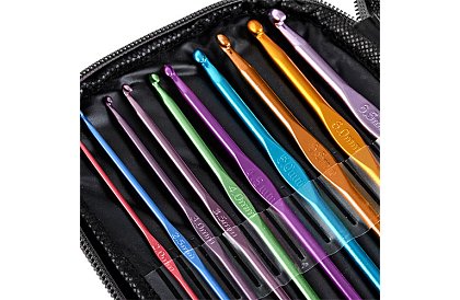 Zestaw do szydełkowania – 50-elementowy zestaw kreatywny w etui