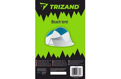 Namiot plażowy 220x120x90 cm – niebieskoszary