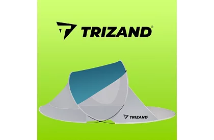 Namiot plażowy 220x120x90 cm – niebieskoszary