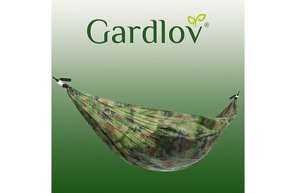 Hamak turystyczny Santiago Army 260x140 cm z moskitierą