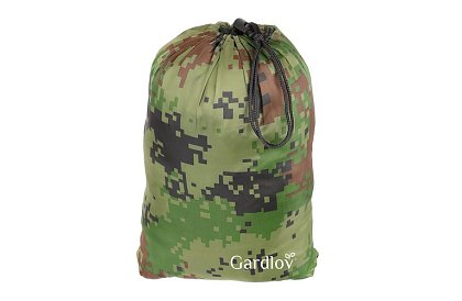 Hamak turystyczny Santiago Army 260x140 cm z moskitierą