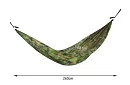 Hamak turystyczny Santiago Army 260x140 cm z moskitierą