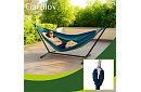 Hamak ogrodowy 200 × 150 cm z ramą