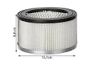 Żaroodporny filtr HEPA do odkurzacza do popiołu